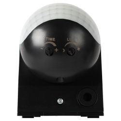 Датчик движения ЭРА MD 011 настенный инфракрасный 1200 Вт угол 180° IP44 черный | Датчики движения