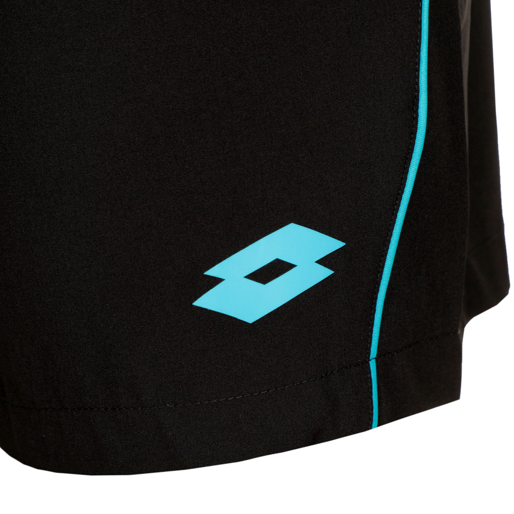 Мужские теннисные шорты Lotto Superrapida V Shorts Men - Black, Turquoise