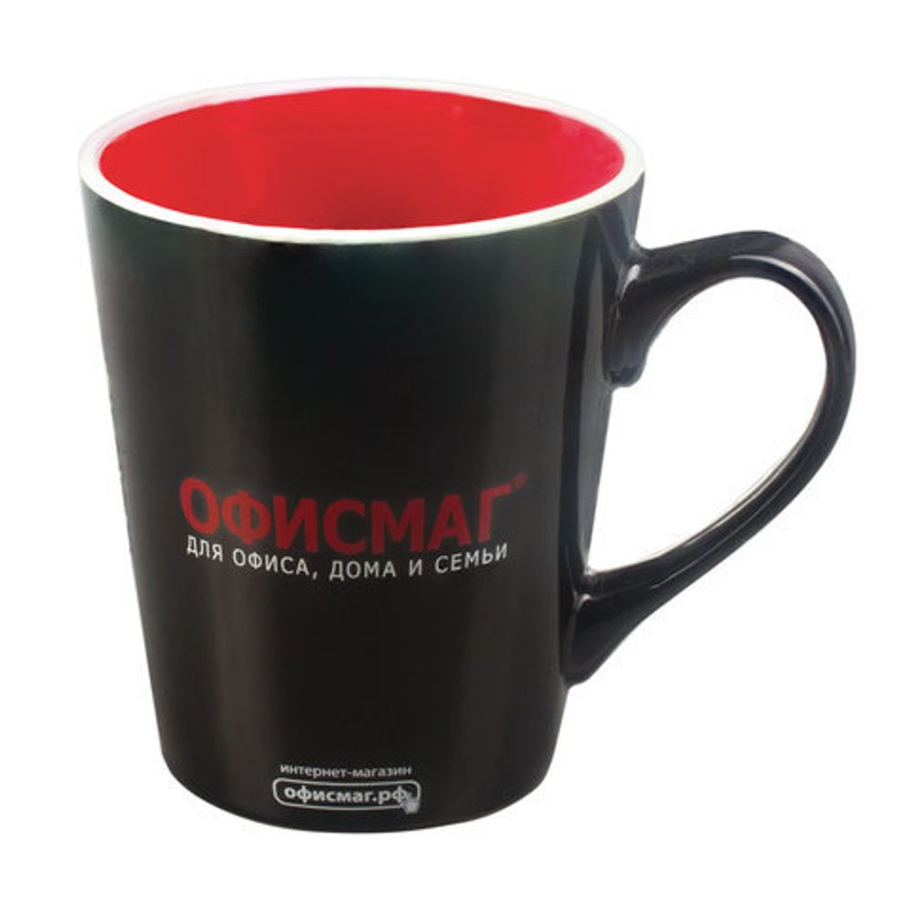 Кружка ОФИСМАГ, 400 мл, керамика, 600703