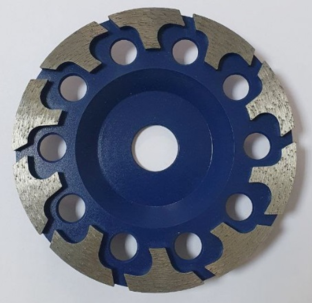 Круг алмазный шлифовальный по бетону (чашка)  125x22.2x16 - 30 T-сегмент Standard  бетон