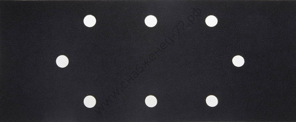 Лист шлиф. универсал. URAGAN ″Оптимален для твердых пород дерева″ 8 отверстий по линии, для ПШМ, P180, 93х230мм, 50шт