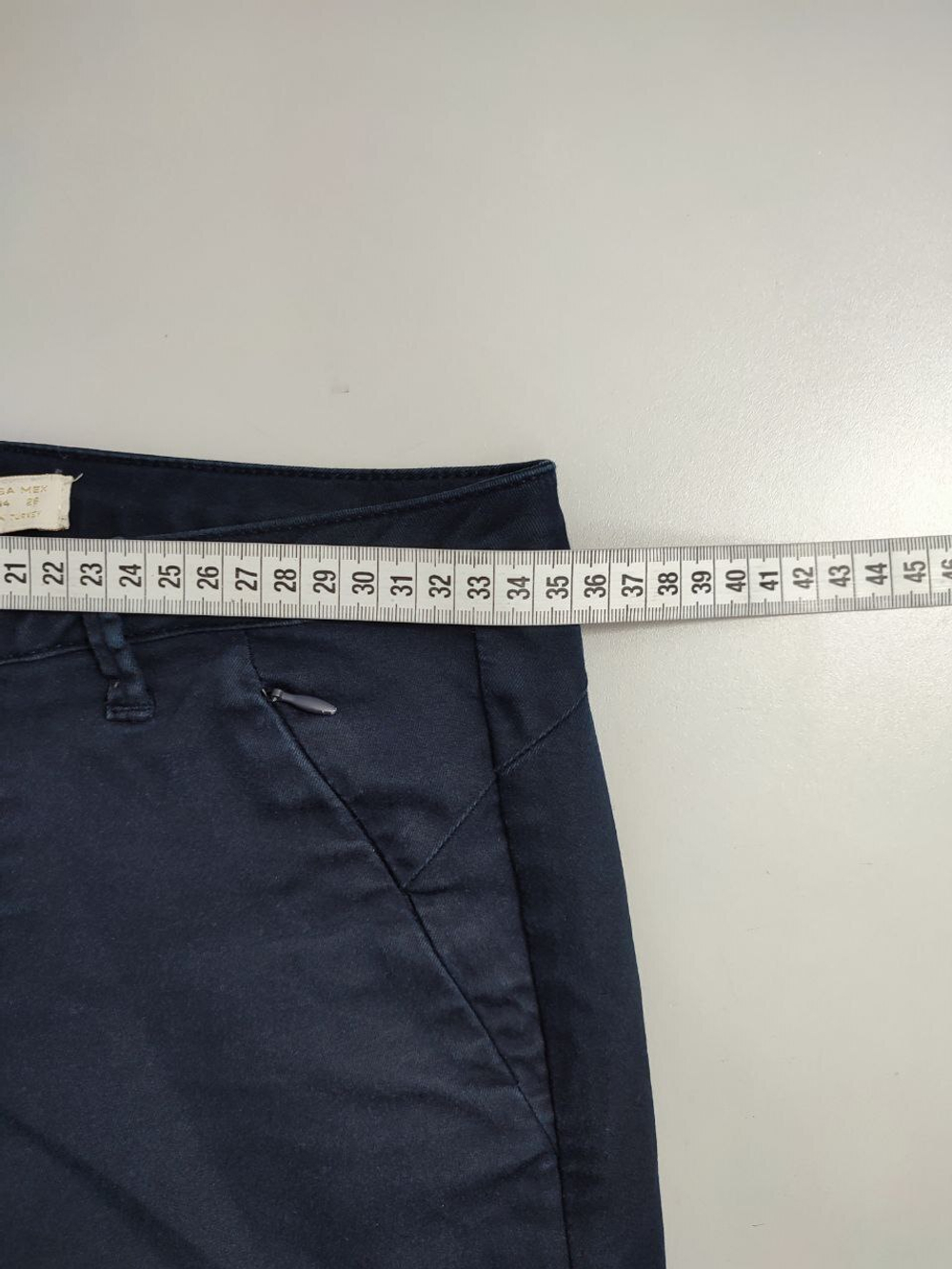 Брюки Zara темно-синие 42 размер