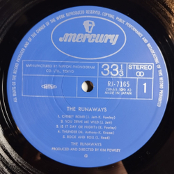 Винтажная виниловая пластинка LP The Runaways (Japan 1977) (Obi Copy) Blackmail