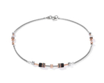 Колье-трансформер 4-in-1 сотуар Coeur de Lion Rosegold-Silver 5008/10-1631
