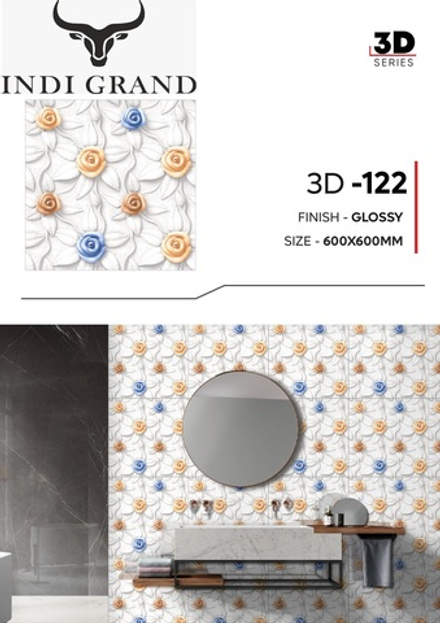 Керамогранит 3D 60х60 glossy-122