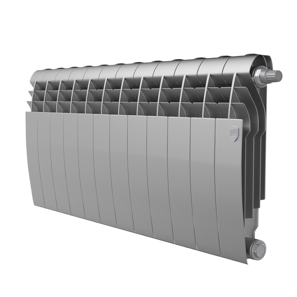 Радиатор Royal Thermo BiLiner 350 /Silver Satin VR - 12 секц.
