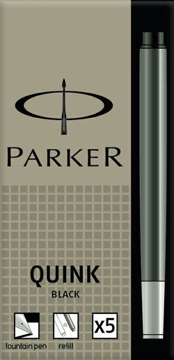 Картридж чернильный Parker Z11 для перьевой ручки с чернилами Black (5шт) (S0116200)
