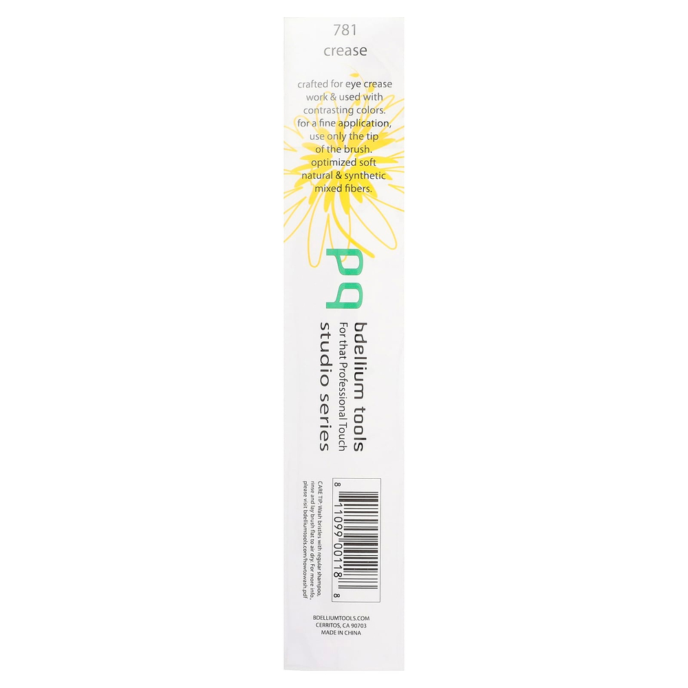 Bdellium Tools, Studio Series, кисть для век, для глаз 781, 1 шт.