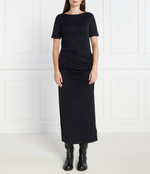 Платье SLASH NK ROUCHED Tommy Hilfiger - черный(WW0WW40289)