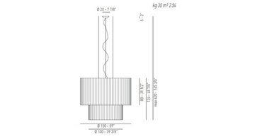 Потолочный светильник AXO Light Skirt b 100