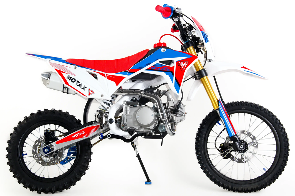 Питбайк MOTAX MX 125 (17/14) черный-белый-красный