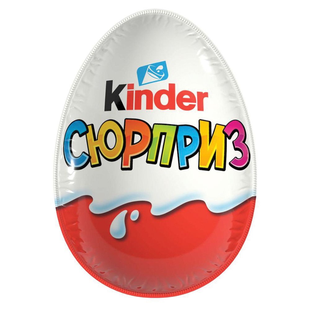 Шоколадное яйцо Kinder сюрприз, 36 гр