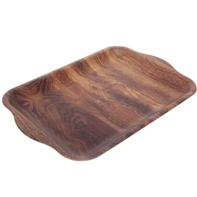 Поднос пластиковый «WOOD» 45*30*2,5см