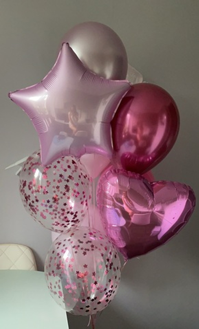 Набор шаров «Розовое Сердце»