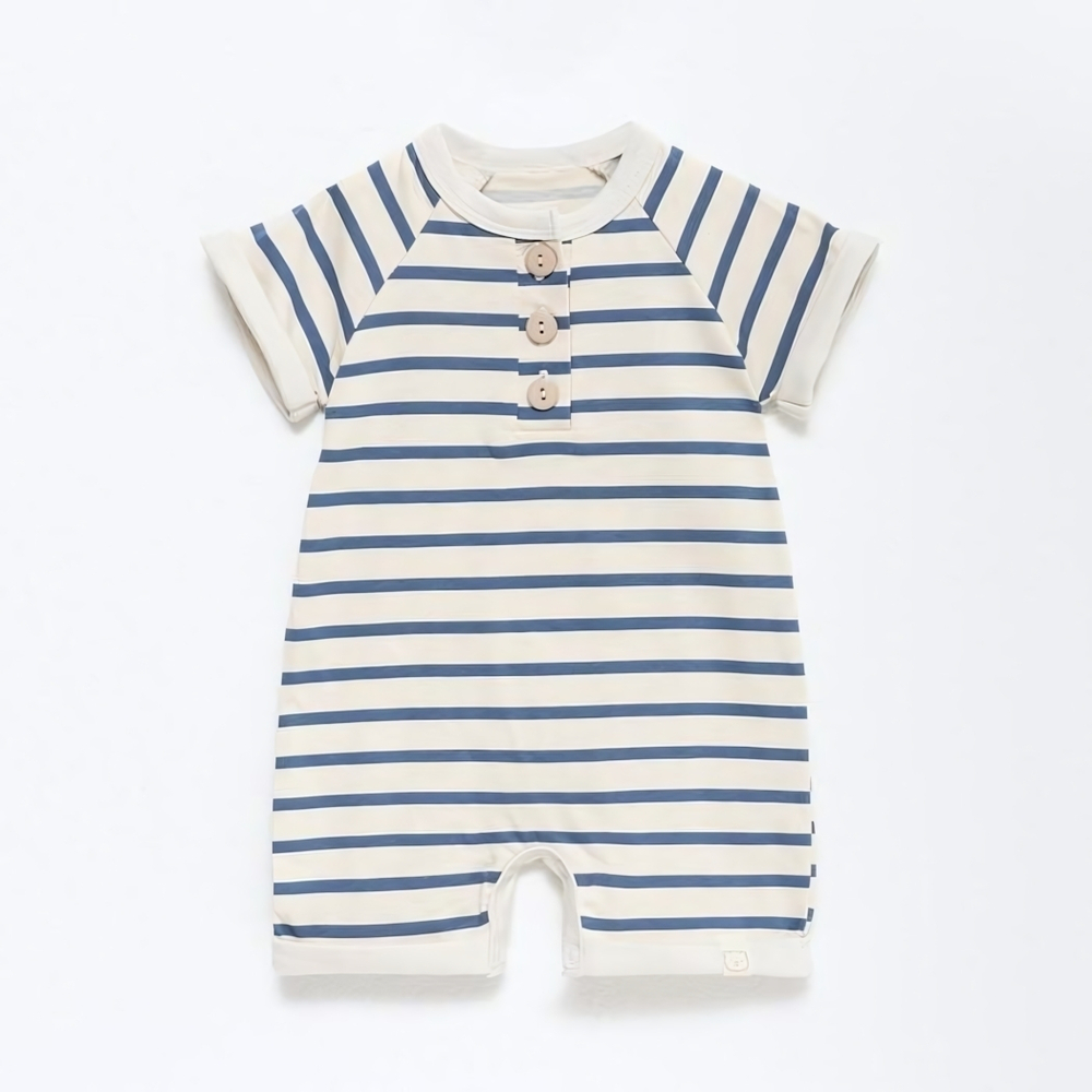 Песочник "Basic line" в полоску, р.62-68 см, бежевый 9538979 (Крошка Я)