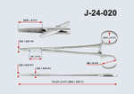 Иглодержатель общехирургический 200мм (J-24-020)
