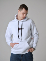Купить худи мужское белое провинция