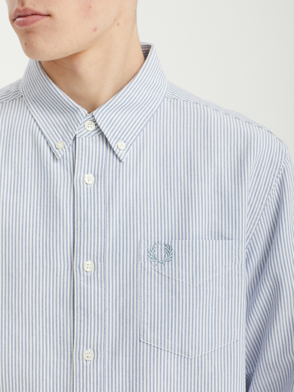 Мужская Рубашка Oxford Stripe