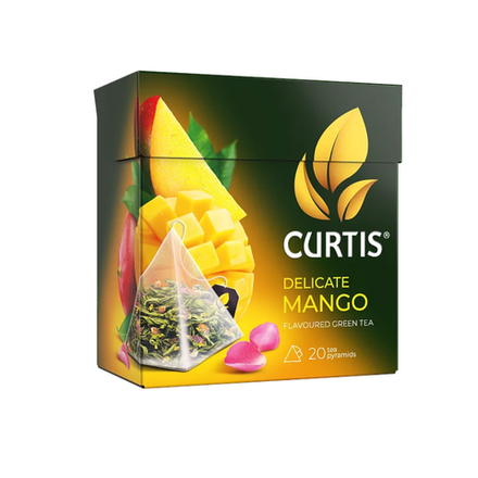 Чай черный Curtis Delicat Mango в пирамидках 20 пакетиков