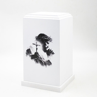 Урна для праха "Колонна Реквием" с печатью Иисус