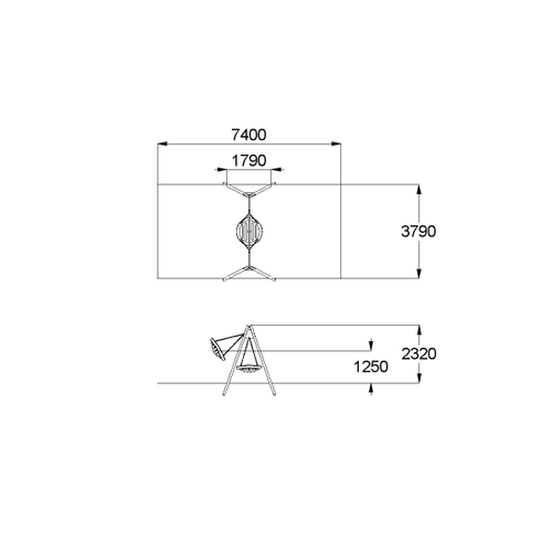 Качели «Гнездо» (4152)