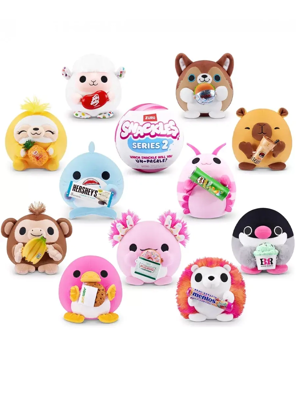 Игрушка фигурка сюрприз Шар яйцо Zuru Snackles Зуру 77572 серия 2