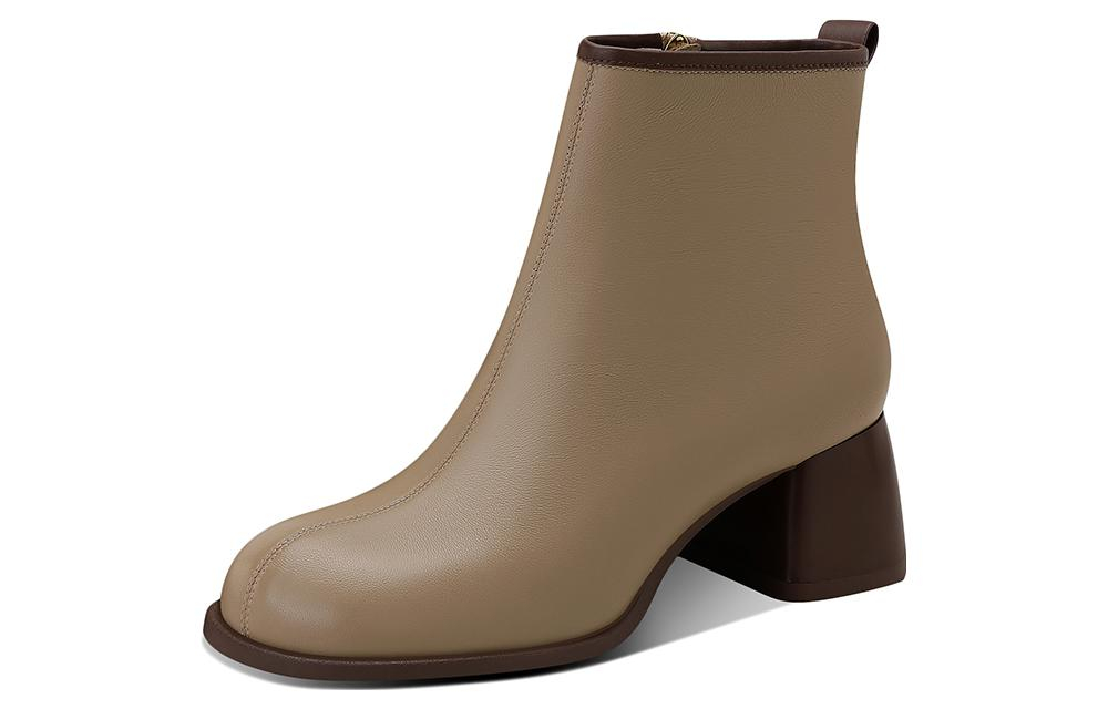 JESSICA SOPHIA Sheepskin Ankle Boots Women"s