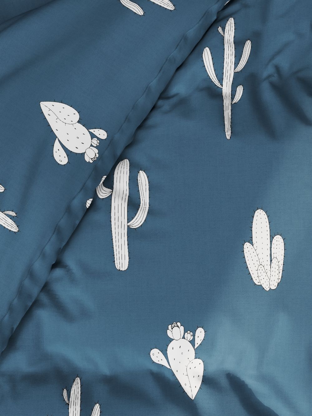 Пододеяльник Полисатин Мечта "Кактус" 1,5-спальный на молнии 145x215 см