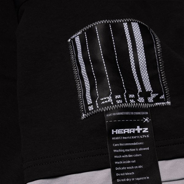 Лонгслив Double-Barreled Tour Layered Kimono черный - фото 7