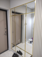 Зеркальное панно Золотая геометрия