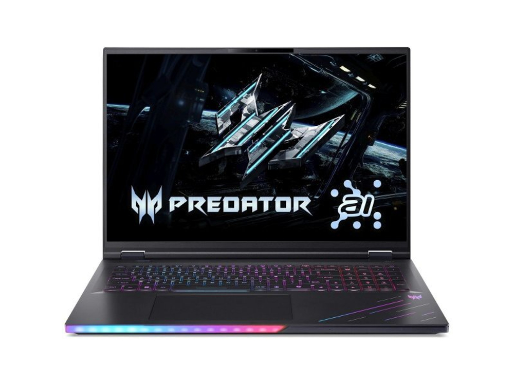 Ноутбук Acer Predator Helios 18 AI PH18-73-99GX IPS, 2560x1600, Intel Core Ultra 9 275HX, 24-ядерный, 64ГБ DDR5, 2048ГБ SSD, NVIDIA GeForce RTX 5080 16GB GDDR7, NH.QVZCD.002