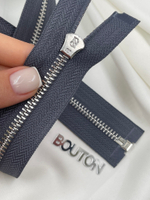 Молния темно-серая серебро