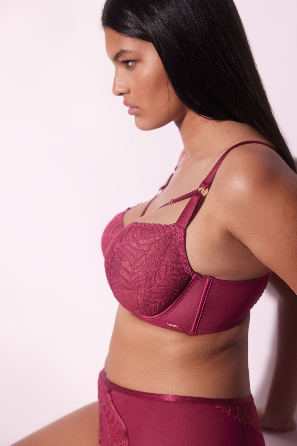 Ярко-розовый бюстгальтер Beverly с мягкой чашкой на косточке (Размер: 90D) (Цвет: ярко-розовый)