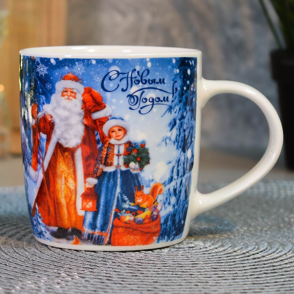Кружка 360мл Новый год, 7680