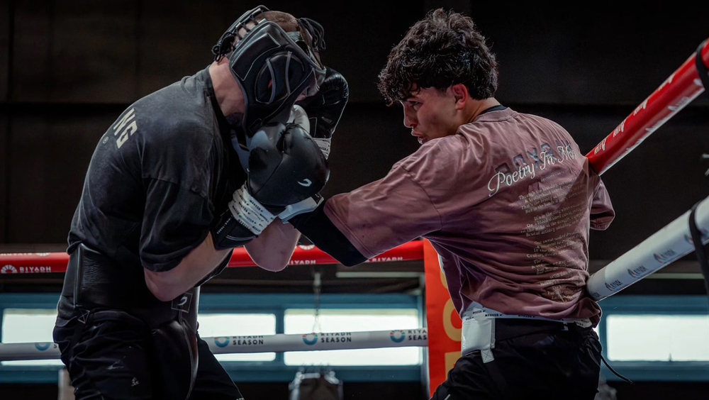 Футболка BOXRAW Poetry In Motion Oversized бордовая