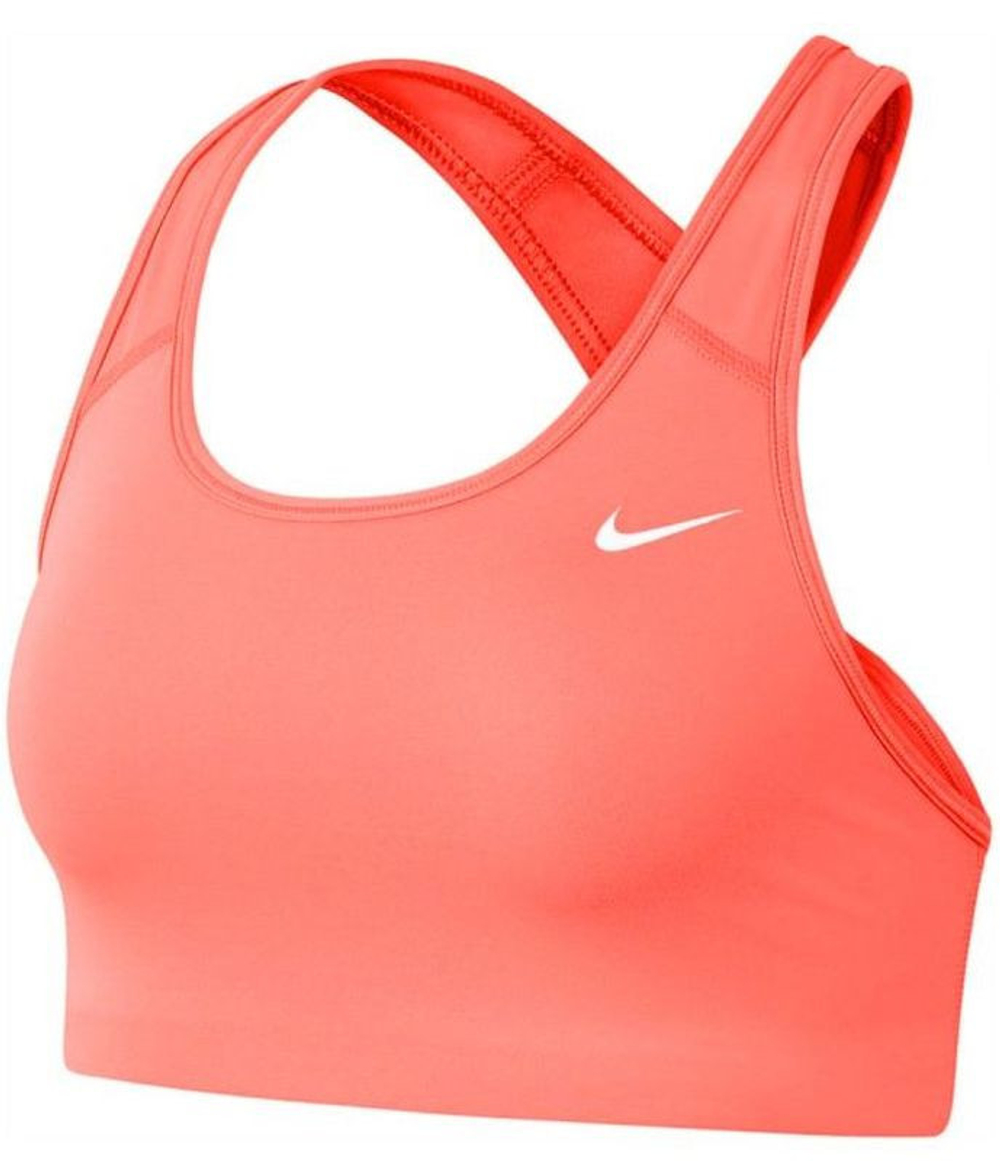 ТОП теннисный Nike Swoosh Bra Non Pad W - bright mango/white