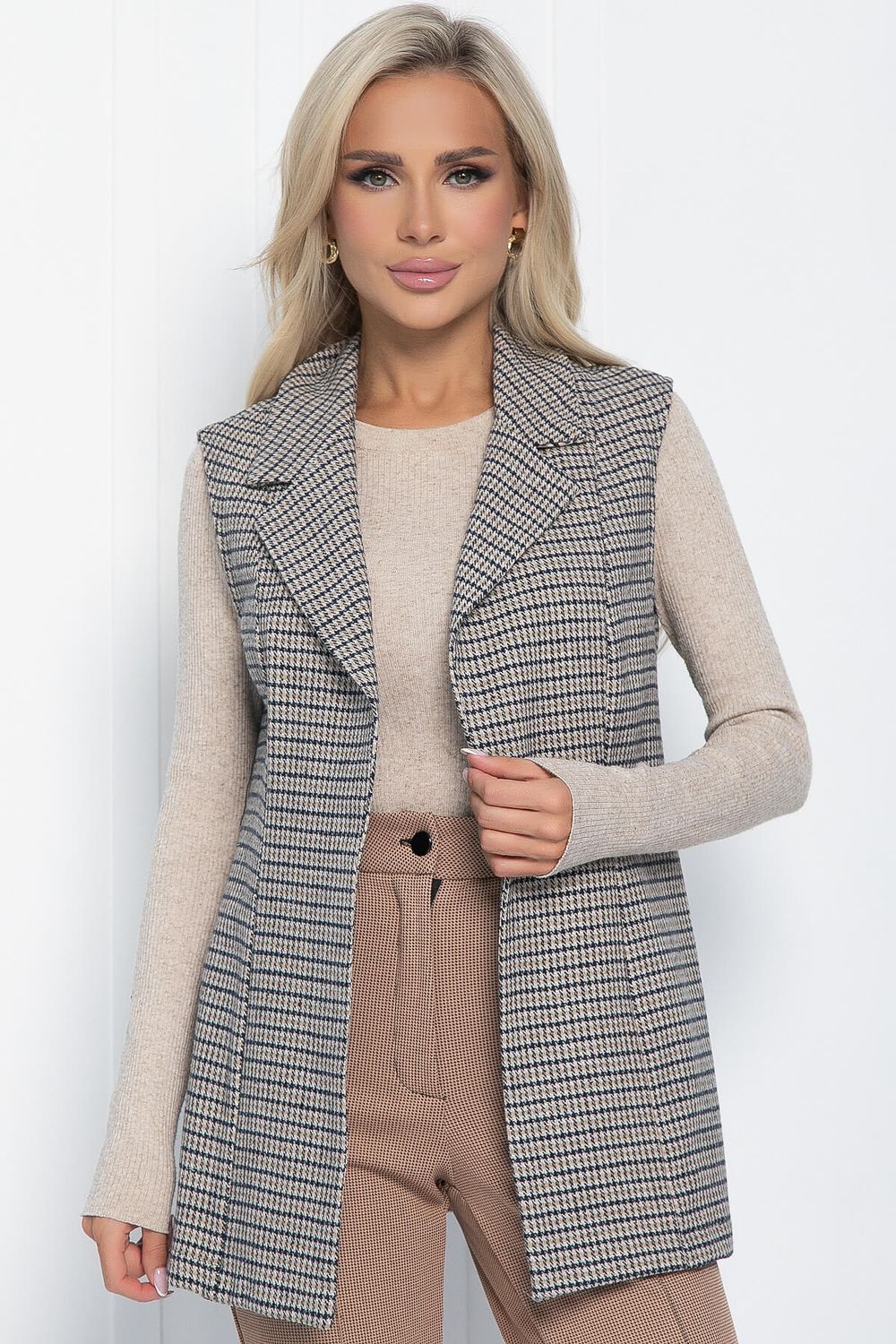 Жилет Амстердам (бежевый) Б11109 LT Collection