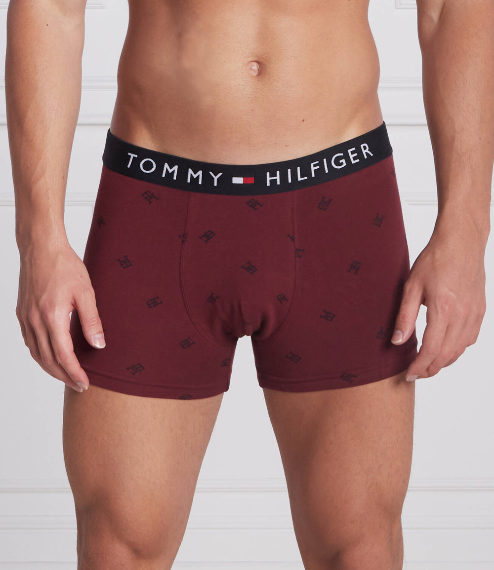 трусики-боксеры trunk print Tommy Hilfiger - бордовый(UM0UM01831)