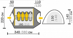 ПАЛАТКА TALBERG BONZER 4