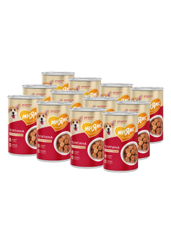 Влажный корм Мнямс На каждый день Кусочки в соусе с телятиной для щенков «ПРАВИЛЬНОЕ РАЗВИТИЕ» 400 г