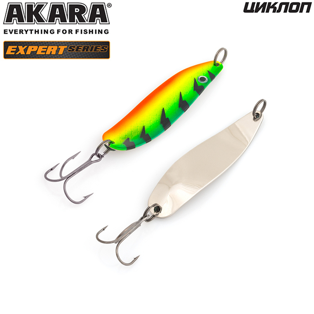Блесна колебалка Akara Expert Циклоп 75 мм 13 гр. 8/SIL