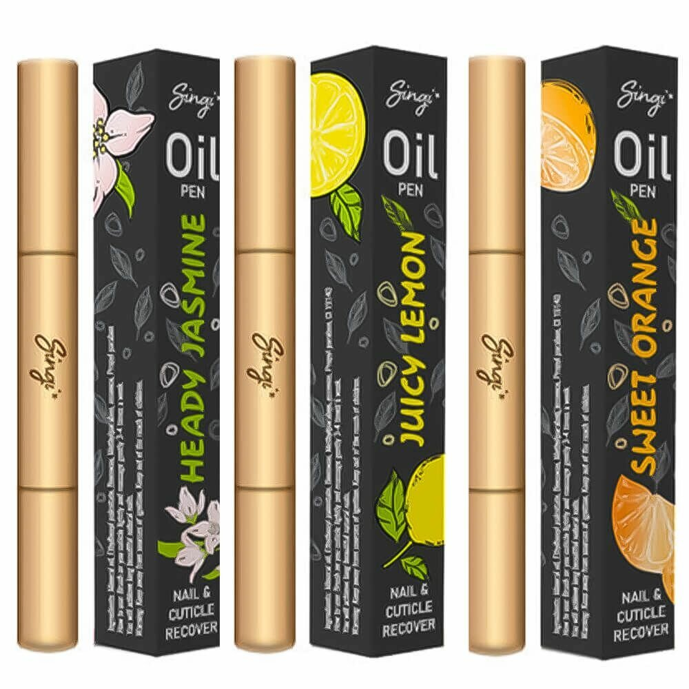 Singi Oil Pen Nail & Cuticle Recover Juicy Lemon смягчающее масло-карандаш для кутикулы с ароматом лимона (3мл.)
