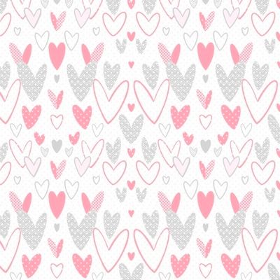 Розово-серые сердца