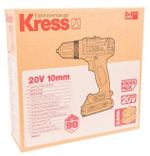 Аккумуляторная дрель-шуруповерт Kress KU210.1 с двумя 2Ач АКБ и ЗУ