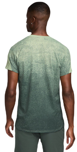 Мужская теннисная футболка Nike Court Slam Dri-Fit Tennis - зеленый