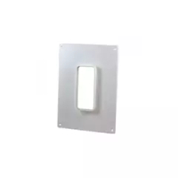 Площадка торцевая вертикальная 205х240 мм с фланцем 55х110 мм