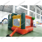 Небольшой надувной батут "Лесной домик"