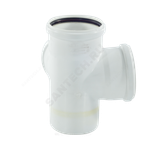 Крестовина PP-M 2-плоскостная бесшумная белая Дн 110х110х110х87гр б/нап в/к RTP (РосТурПласт) 24570