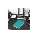 Ежедневник датированный 2026 А5 138x213 мм, BRAUBERG "Mosaic", под кожу, держатель для ручки, бирюза, 117110