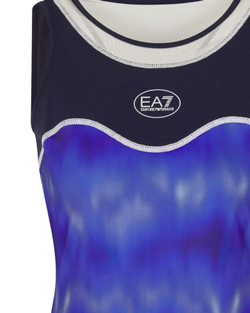 Теннисное платье EA7 Tennis Pro Freestyle - armani blue/fancy deep cobalt